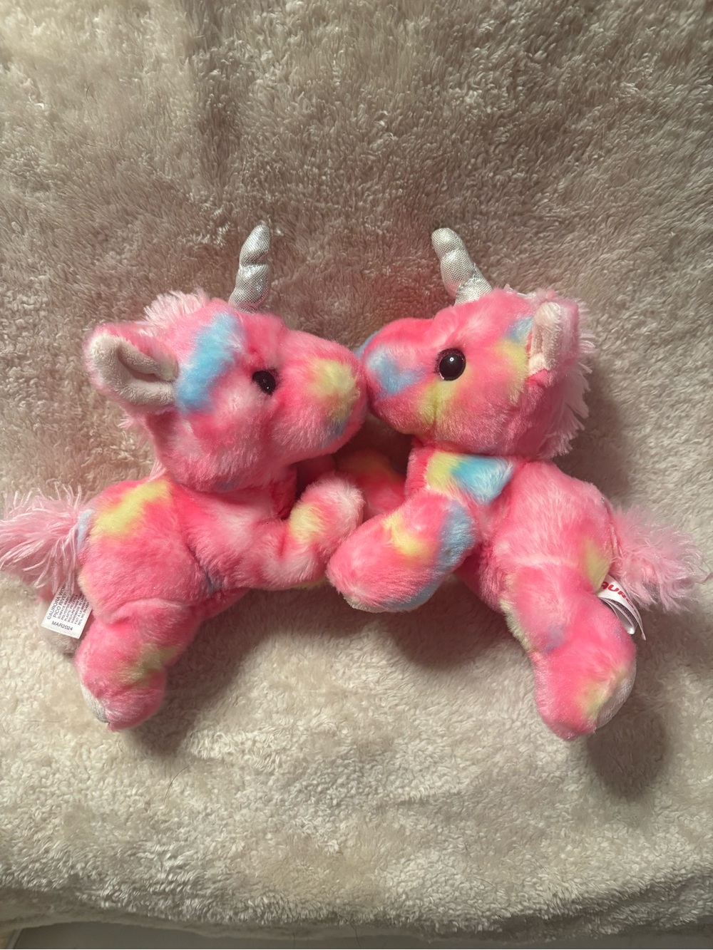🦄🌈 AURORA JELLYROLL UNICORN PLUSH — SET OF 2 🌈🦄